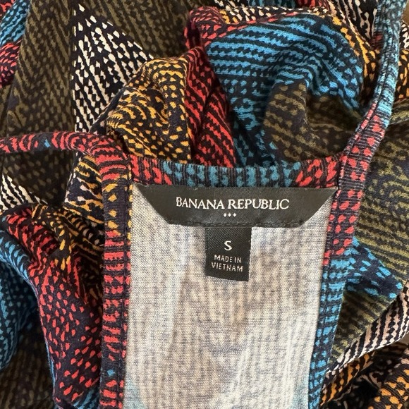 Banana Republic Chevron Maxi Dress Size‎ Small Racer Back Boho Chic Travel Indie - Picture 9 of 9